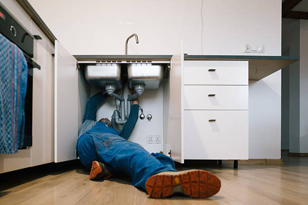 Professional Drain Cleaning technician working in Woodbury, MN